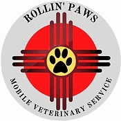 Rollin' Paws Mobile Vet Logo